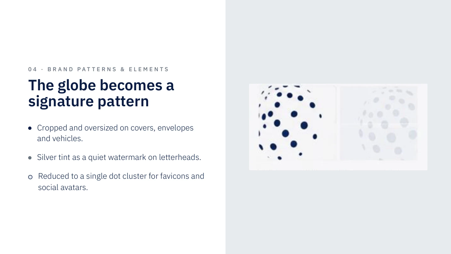 Wam Logo Branding Pitch · Brand patterns · Page 16